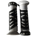 Set of 2 Gray Star Hand Grips for Honda XVS1100A XVS11AA V-Star Classic