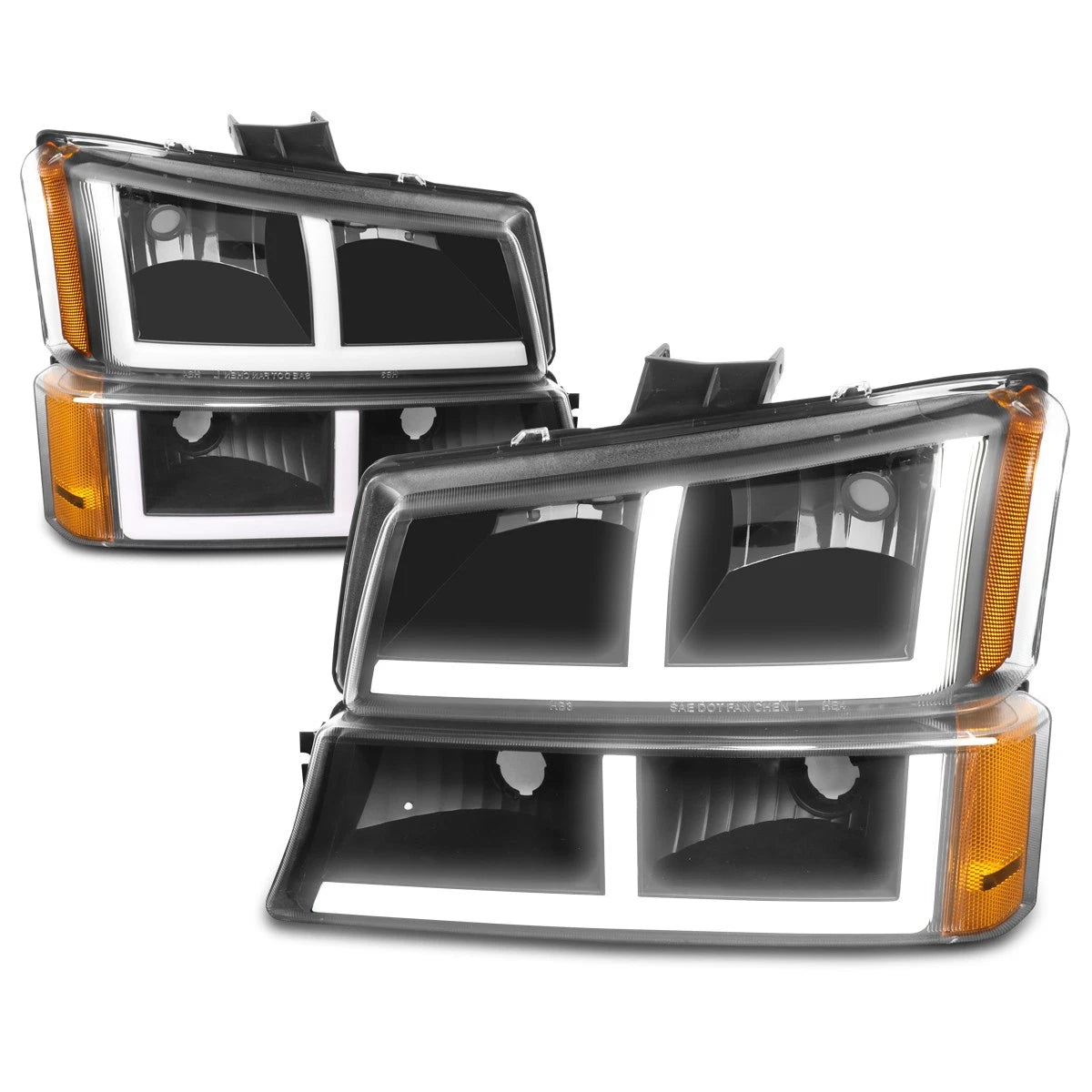 OE Style LED DRL Headlights for Silverado 1500 2500 3500 (2003–2006)