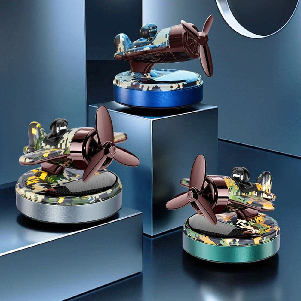 Diffuser Rotating Purifier Styled Like Fighter Ornament