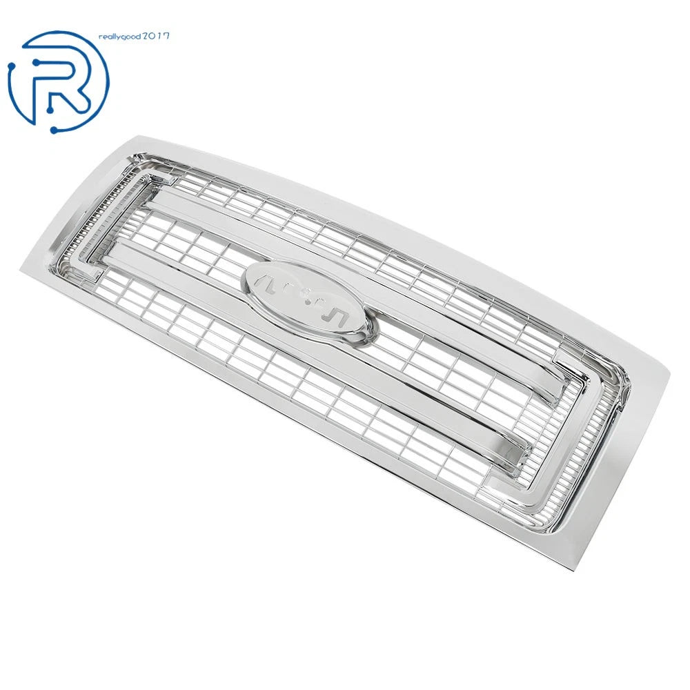 Chrome Front Upper Bumper Grille for Ford F150 (2009-2014)
