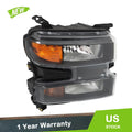 Headlight Passenger Side for Chevy Silverado (2019–2021) Clear Lens Halogen