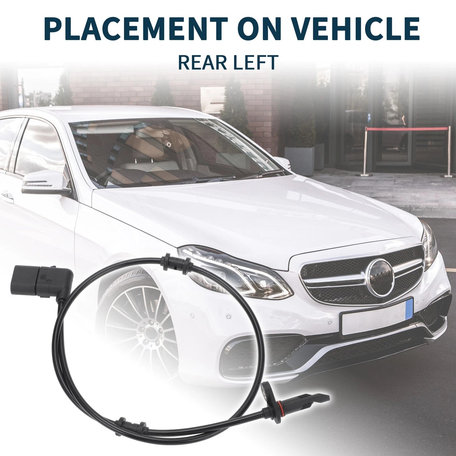 Rear Left ABS Wheel Speed Sensor for Mercedes-Benz GLC300 GLC43 (2016–2023) No.A2539052500