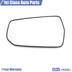 Rear View Mirror Glass + Backplate Left for Chevrolet Malibu (2016–2021) 23372271
