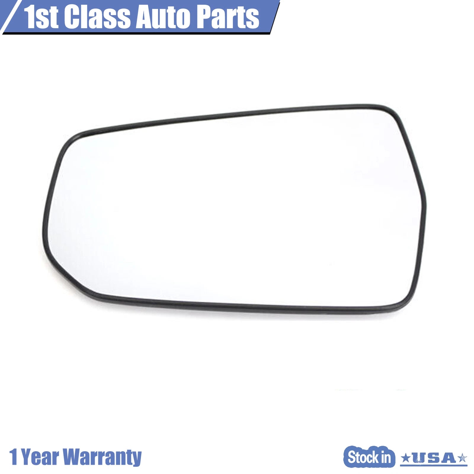 Rear View Mirror Glass + Backplate Left for Chevrolet Malibu (2016–2021) 23372271