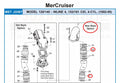 Exhaust Bellow for MerCruiser 120 140 Sterndrive (New Model) 32-44348001, 32-90949