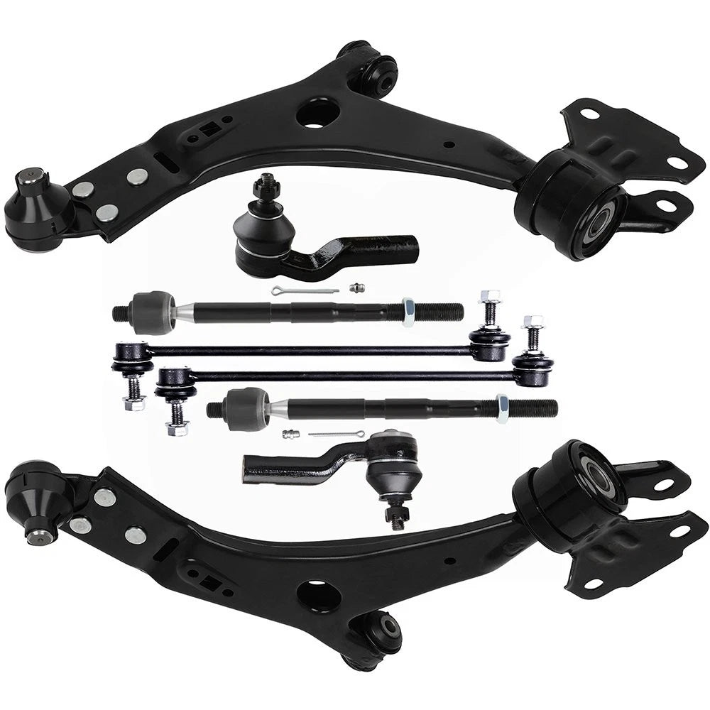 Set of 8 Front Sway Bar Control Arms and Ball Joints for Ford Focus (2012–2018)