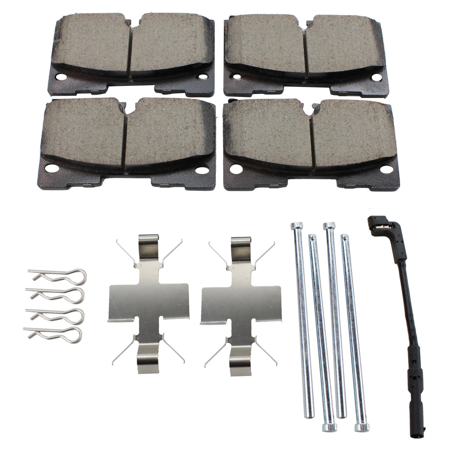 Akebono ProACT Front Ceramic Brake Pads with Sensors for Cadillac Chevrolet GMC