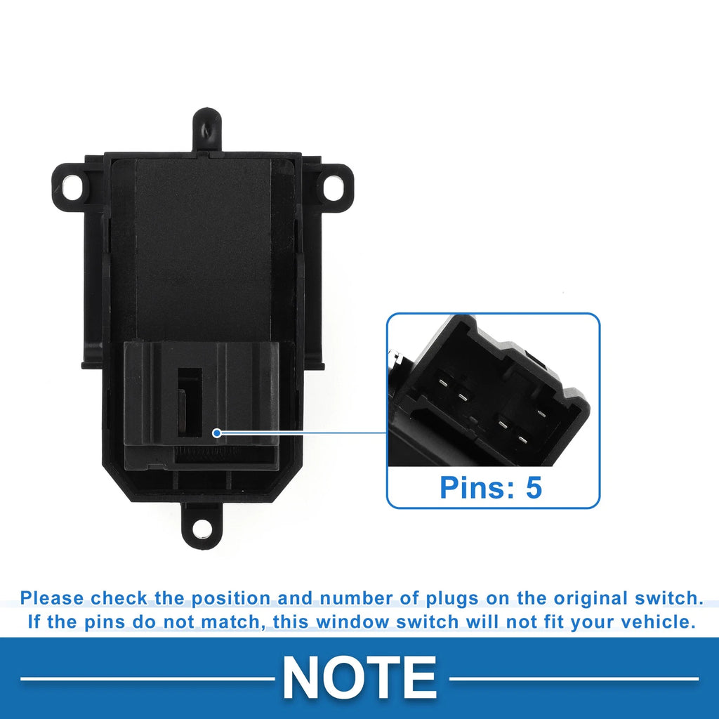 Rear Passenger Power Window Switch for Honda Civic (2001–2005)