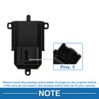 Rear Passenger Power Window Switch for Honda Civic (2001–2005)