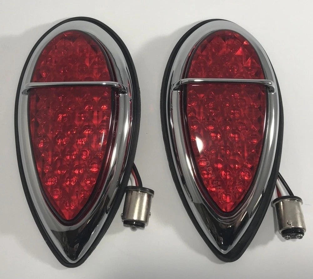 LED Tail Light Pair Assembly Gaskets for Ford Lincoln Zephyr (1938–1939)