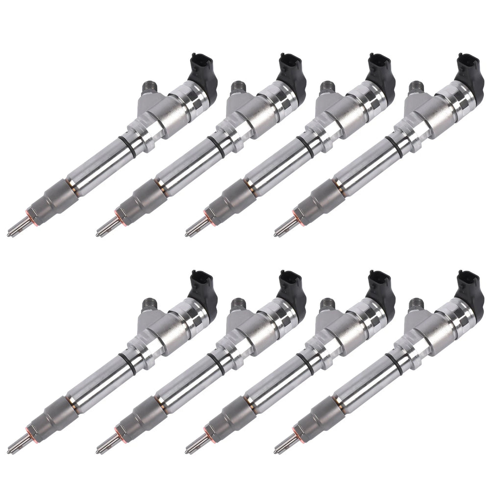 Set of 8 Fuel Injectors for Chevy GMC 6.6L V8 Duramax (2004–2005)