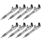 Set of 8 Fuel Injectors for Chevy GMC 6.6L V8 Duramax (2004–2005)