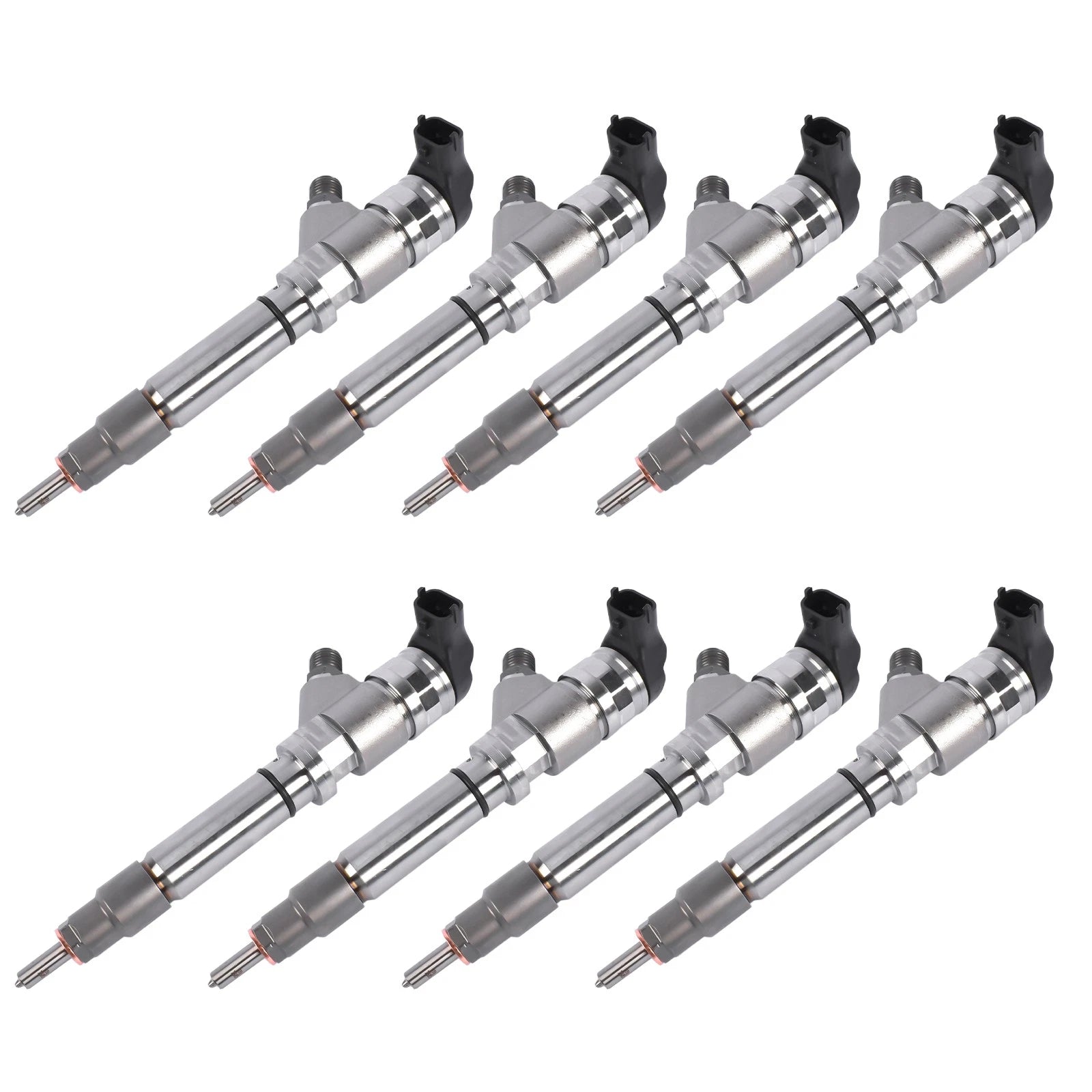 Set of 8 Fuel Injectors for Chevy GMC 6.6L V8 Duramax (2004–2005)