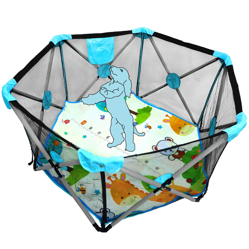 Playard for Pets & Babies (Indoor/Outdoor) - Lightweight & Portable