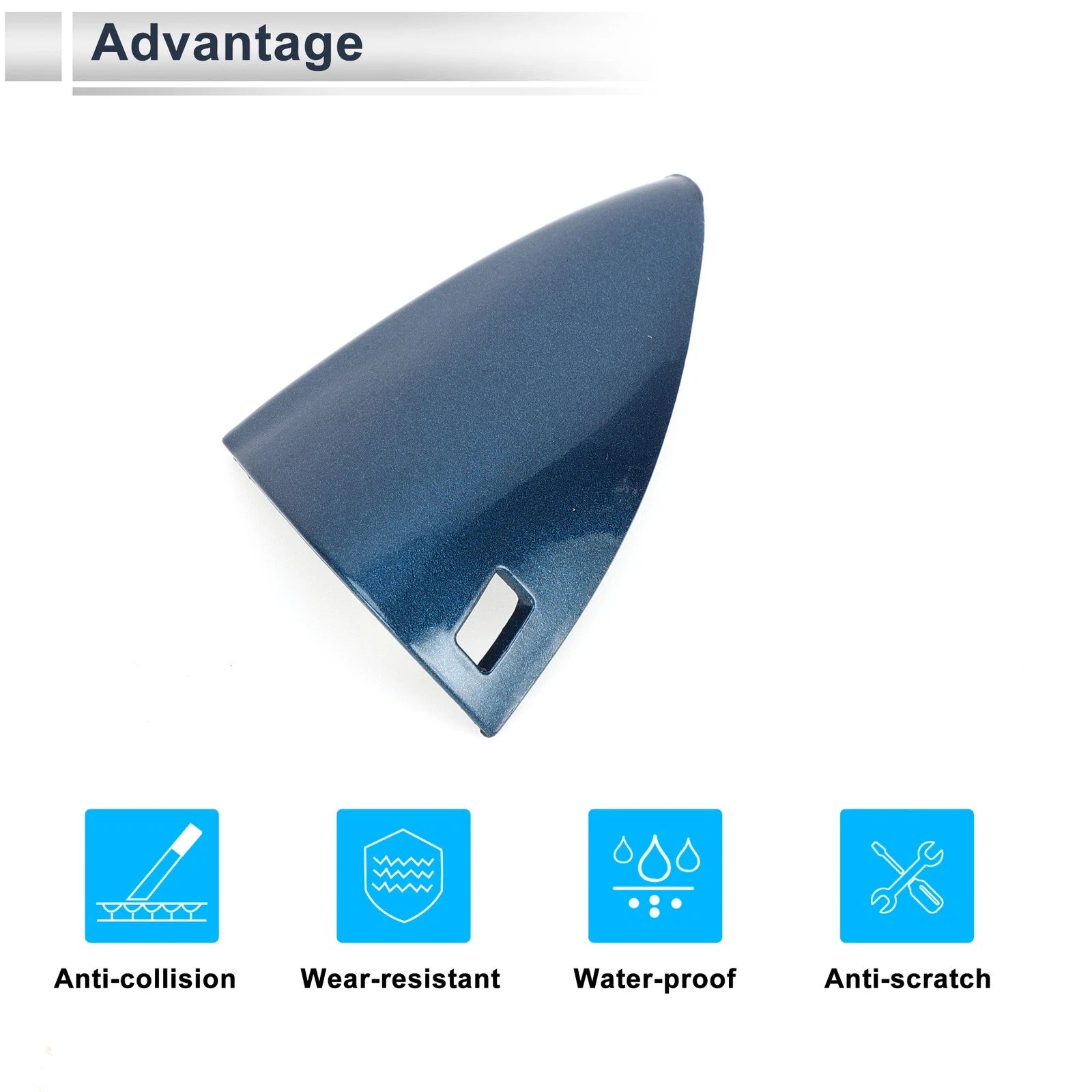 Front Left Door Handle Cover for Hyundai Elantra MK7 (2020–2023) No. 82652AA100 Blue