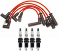 Set of 4 Ignition Wires & ACDelco .035" Spark Plugs for Jeep TJ (1997–2006)