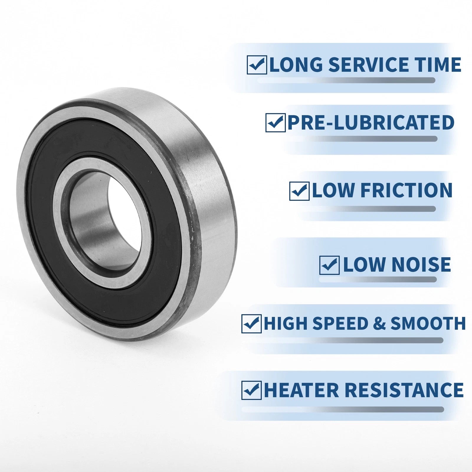 Deep Groove Ball Bearing 6305VV for Scooter Skateboard Wheel (25x62x17mm)