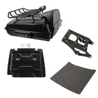 Black Razor Trunk Backrest Mount Base Plate for Harley Street Glide (2014–2026)