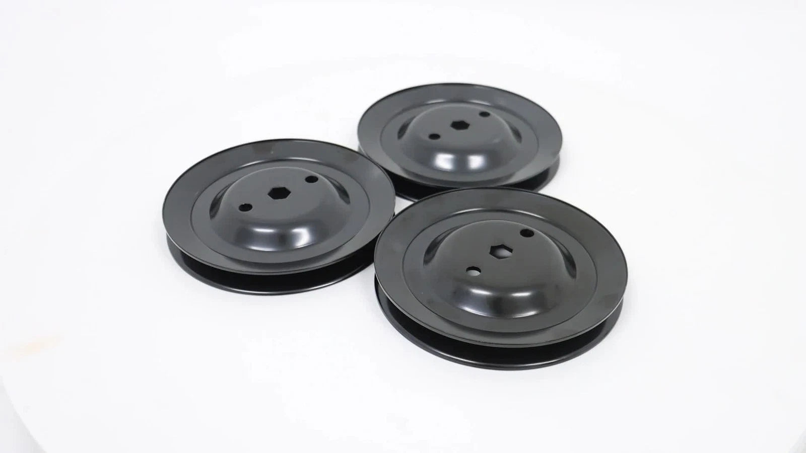Set of 3 Spindle Pulleys for John Deere 54 Inch Deck (190C D170 G110 LA150 LA175)