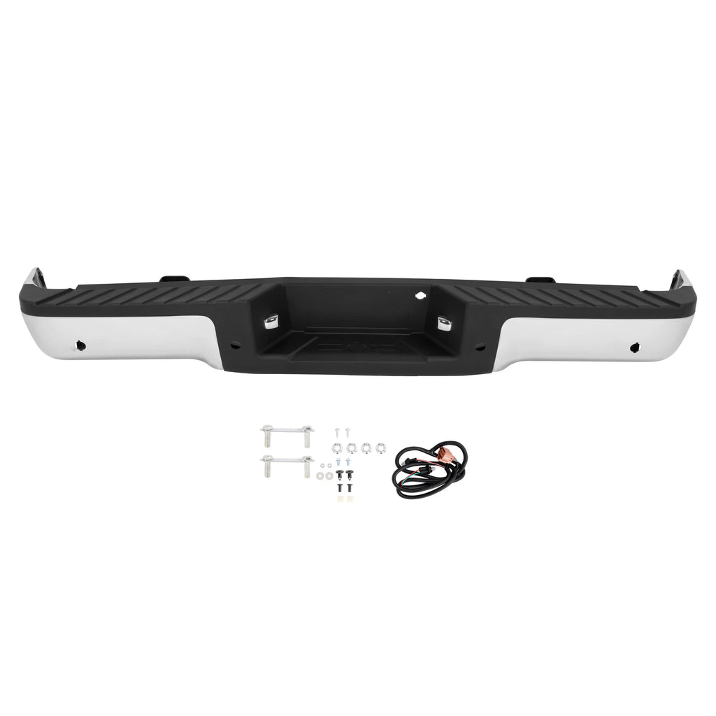 Chrome Rear Bumper Assembly for Ford F-150 (2009–2014)