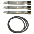 46" Deck Mulching Blade & Deck Belt Kit for Craftsman Mowers