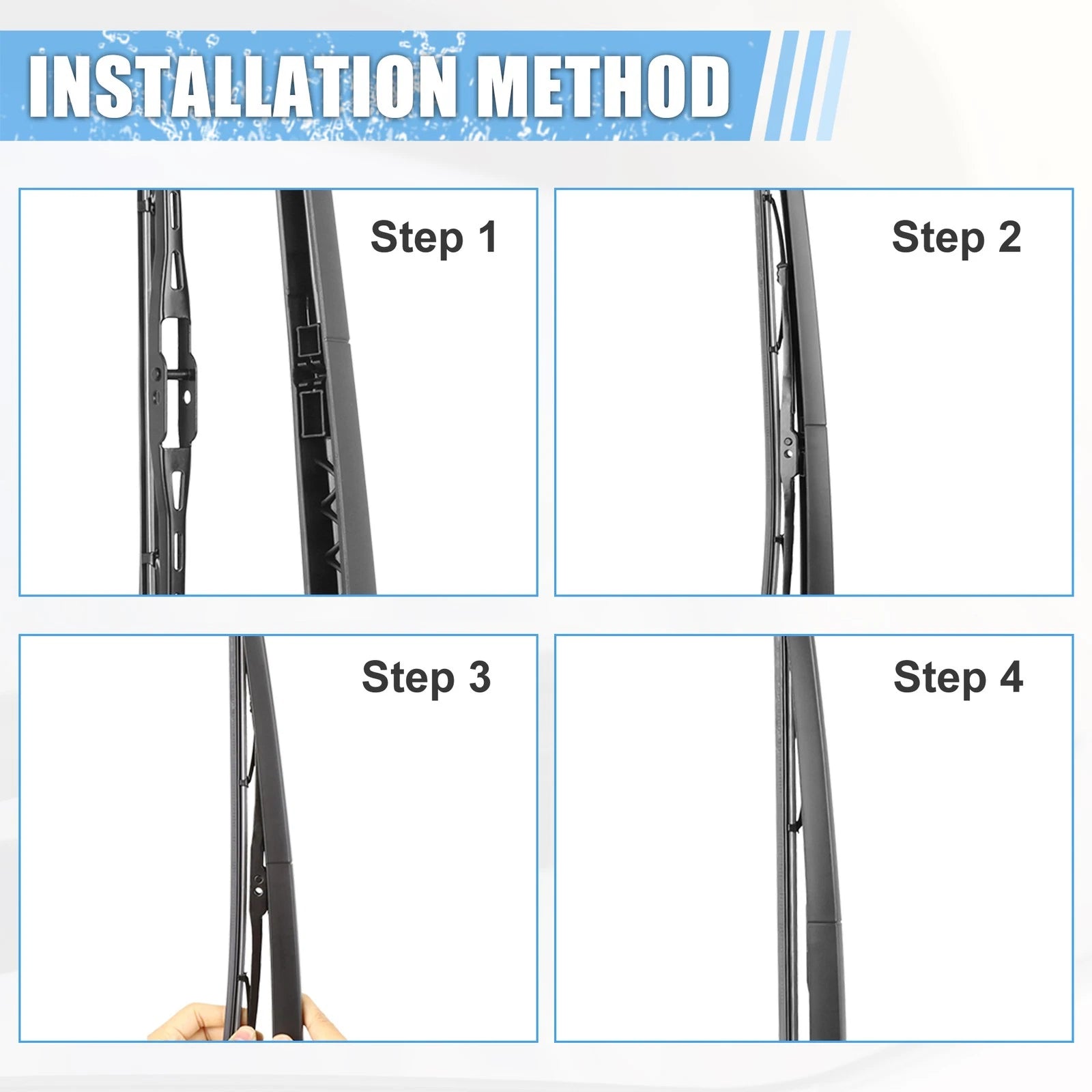 Set of 2 Rear Windshield Wiper Blade Arms for Audi Q7 (2007–2015)
