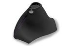 Leather Manual Shift Boot Cover for Chevrolet Cavalier (2000–2005) Purple Stitch