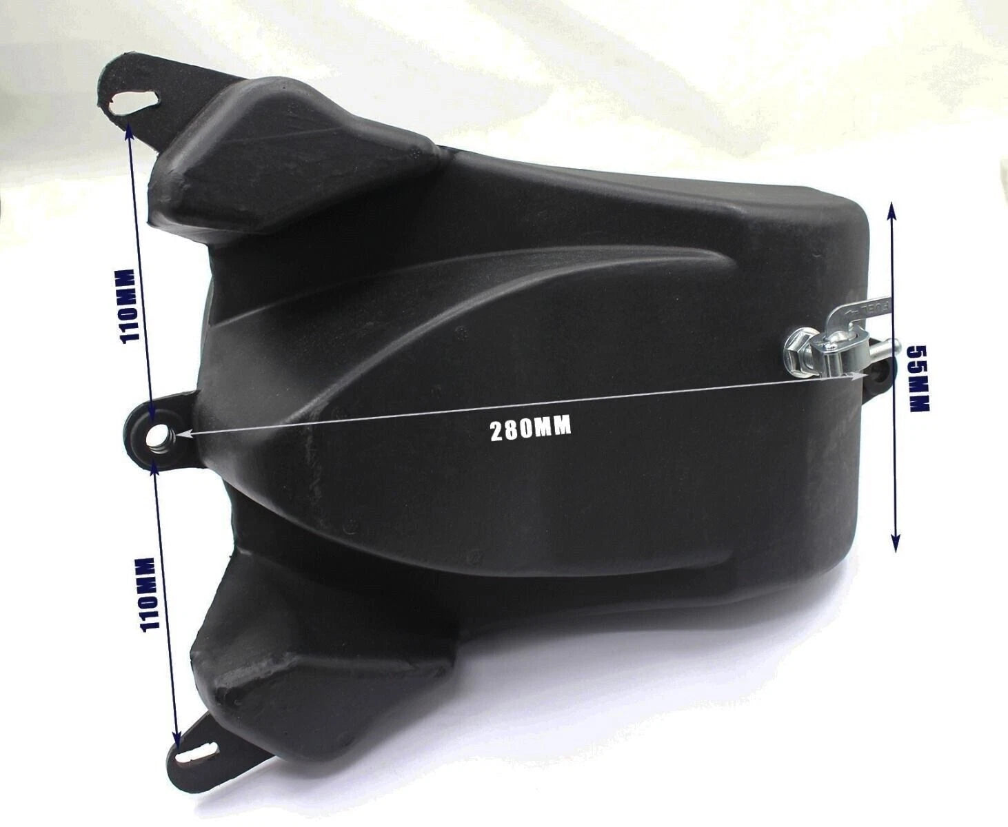 Gas Fuel Tank for 90 125cc 150cc 200cc 250cc Twin Spar Frame Dirt Bike