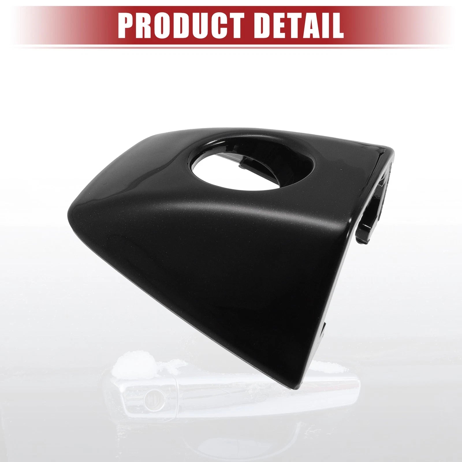Front Left Door Handle Cap Cover for Audi A4 Allroad (2010) - Black