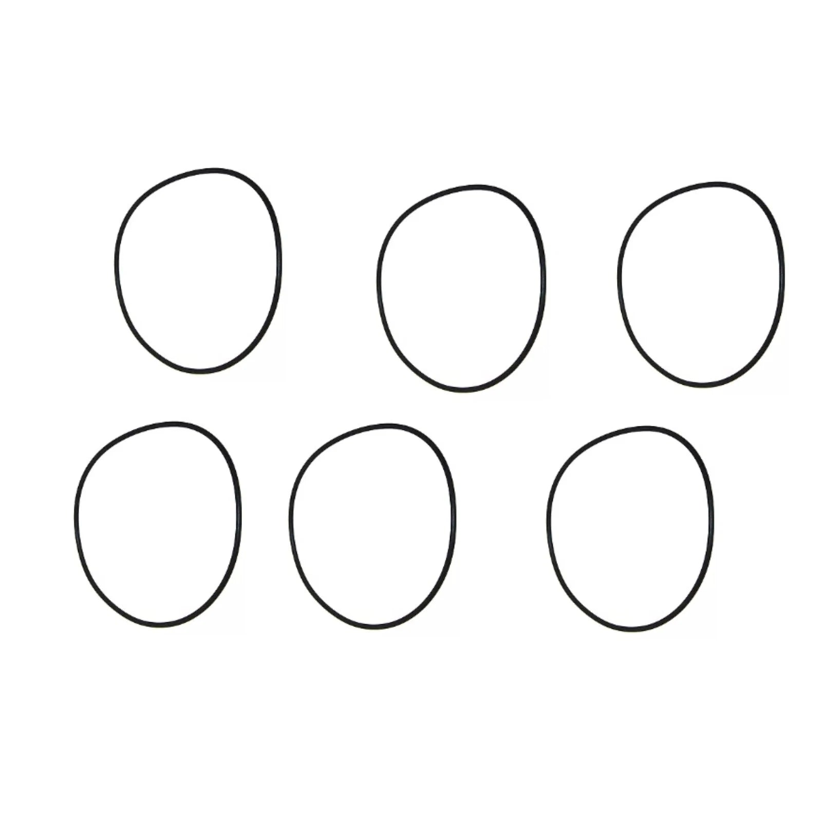 Set of 6 O Ring Cylinder Seals for Mercury 200-300 HP (2000–2023) 25-818573 18-7400-9