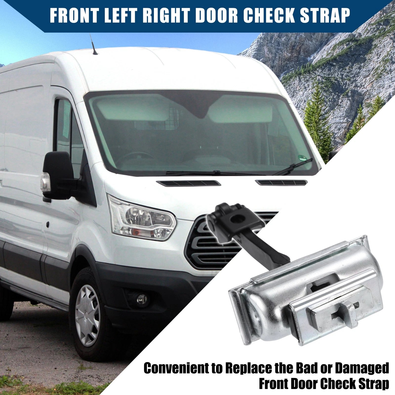Front Left Right Door Check Strap for Ford E-Transit Transit-150 (2022–2023) NO.BK3Z6123500D
