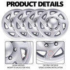Set of 4 Chrome 16" Wheel Covers for E350 E450 Econoline Van