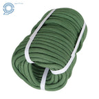 3/8" Braided Polyester Pulling Rope 100' (3520 lbs) Army Green