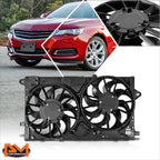 Dual Radiator & A/C Cooling Fan Assembly & Shroud for Lacrosse Regal Impala (2010–2017)