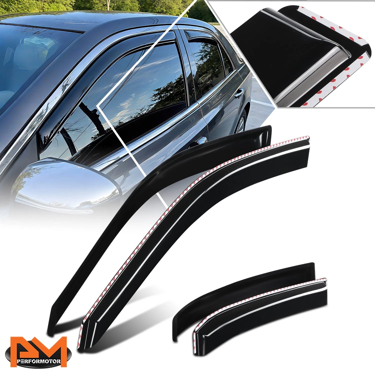In-Channel Window Visors for Chrysler 300 (2011–2023)