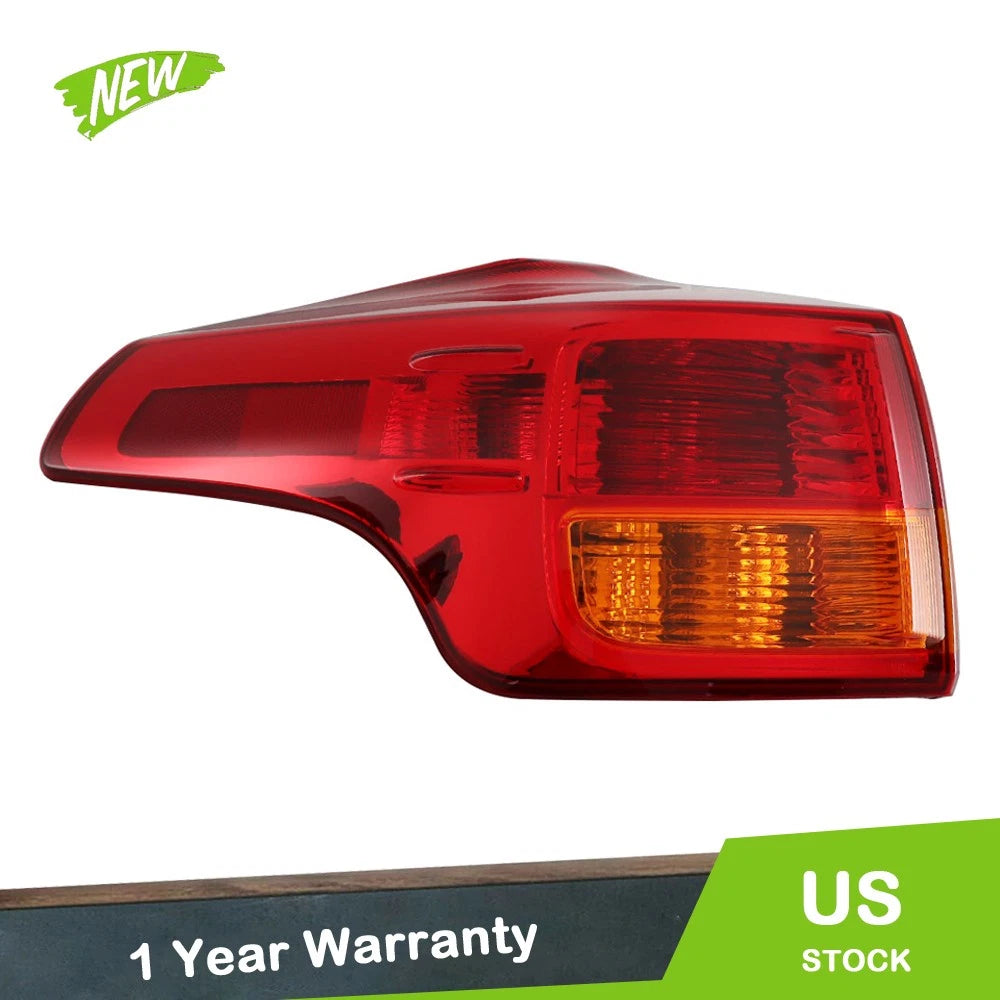 LH Halogen Clear Lens Tail Light Assembly for Toyota RAV4 (2013–2015)
