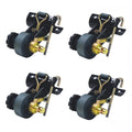 Set of 2 Tube Mount Ladder Ratchet Rack Tie Down Straps 5480007 for Trailers Trucks