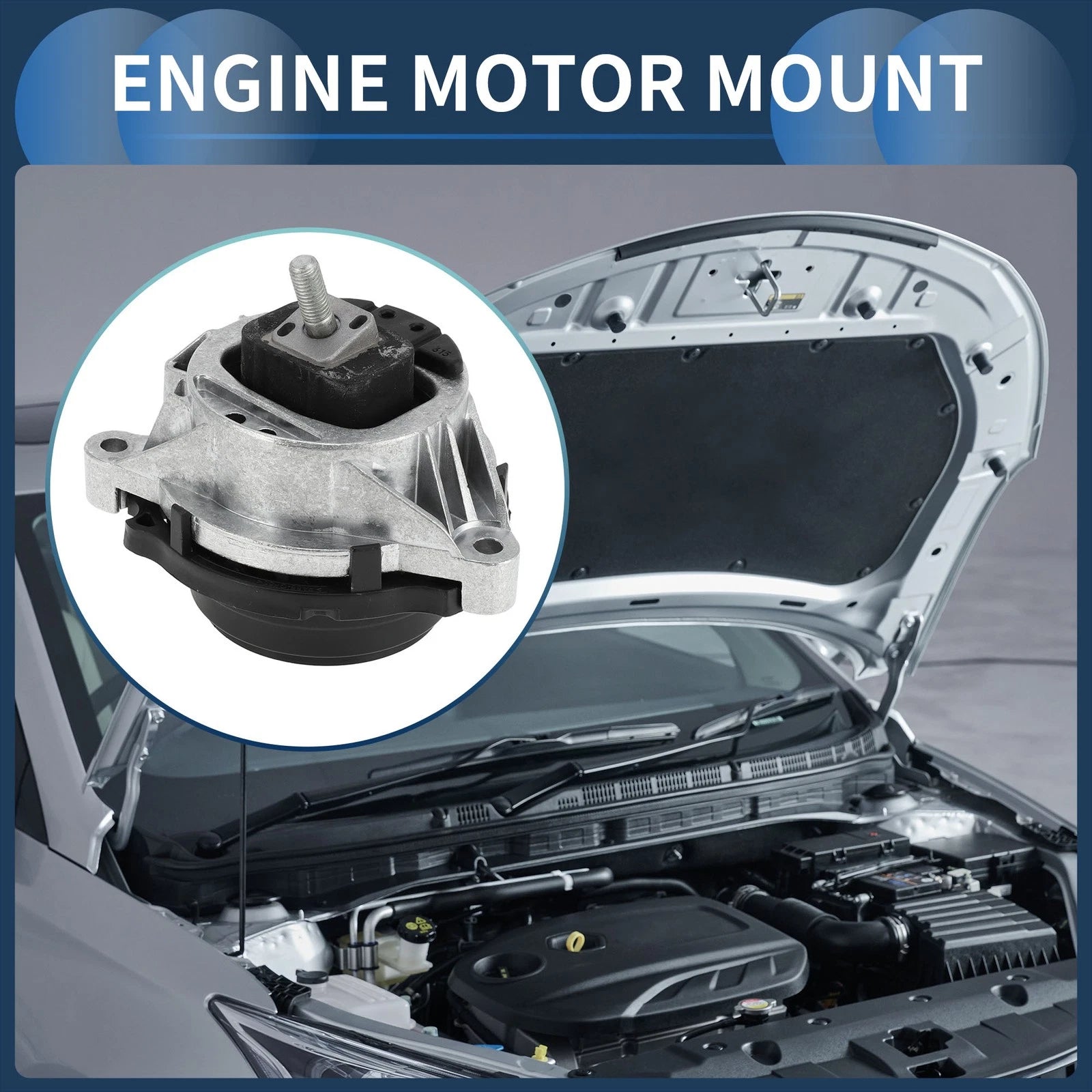 Engine Motor Mount for BMW X3 F25 (2011–2017) 3.0L A/MT 4WD 28i