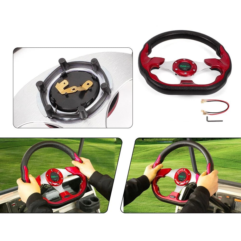 12.5" Marine Boat Steering Wheel with 3 Spokes