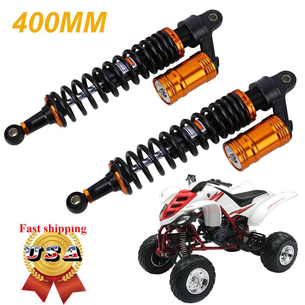 Pair of Air Shock Absorbers for Yamaha YFZ 450 350 ATV Banshee Raptor (400mm)