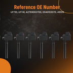 6PCS Ignition Coil Kit for Mercedes E300 E400 GLK350 (2013–2015)