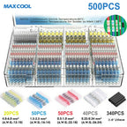 500PCS Waterproof Heat Shrink Butt Wire Connectors Terminals