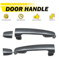 Set of 2 Exterior Door Handles for Toyota Camry (2002–2006) 1G3 Gray