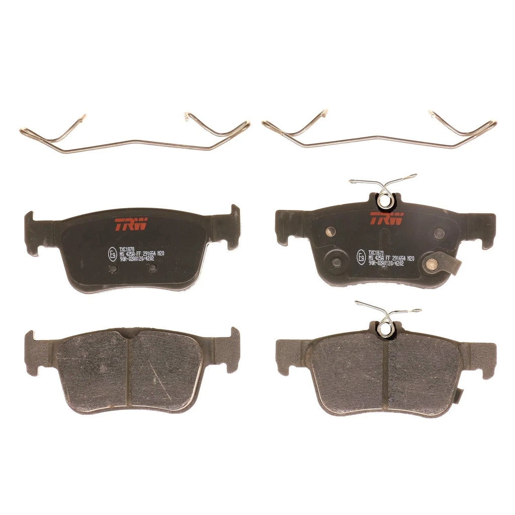 Set of 4 Disc Brake Pads for Honda Civic (2016–2021)