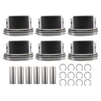 Engine Piston Set w/Rings for Chrysler Dodge 2.7L V6 (1998–2010) 5003427AA 86mm