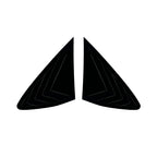 Black Rear Side Window Louver Trim for Benz GLC-Class Coupe (2016–2022)