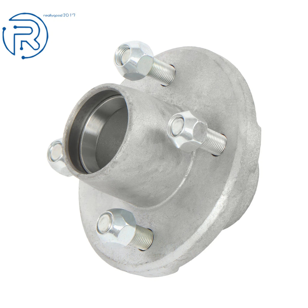 Set of 4 Galvanized Trailer Hub Bearings for 2000 lbs Axle (1" or 1-1/16")