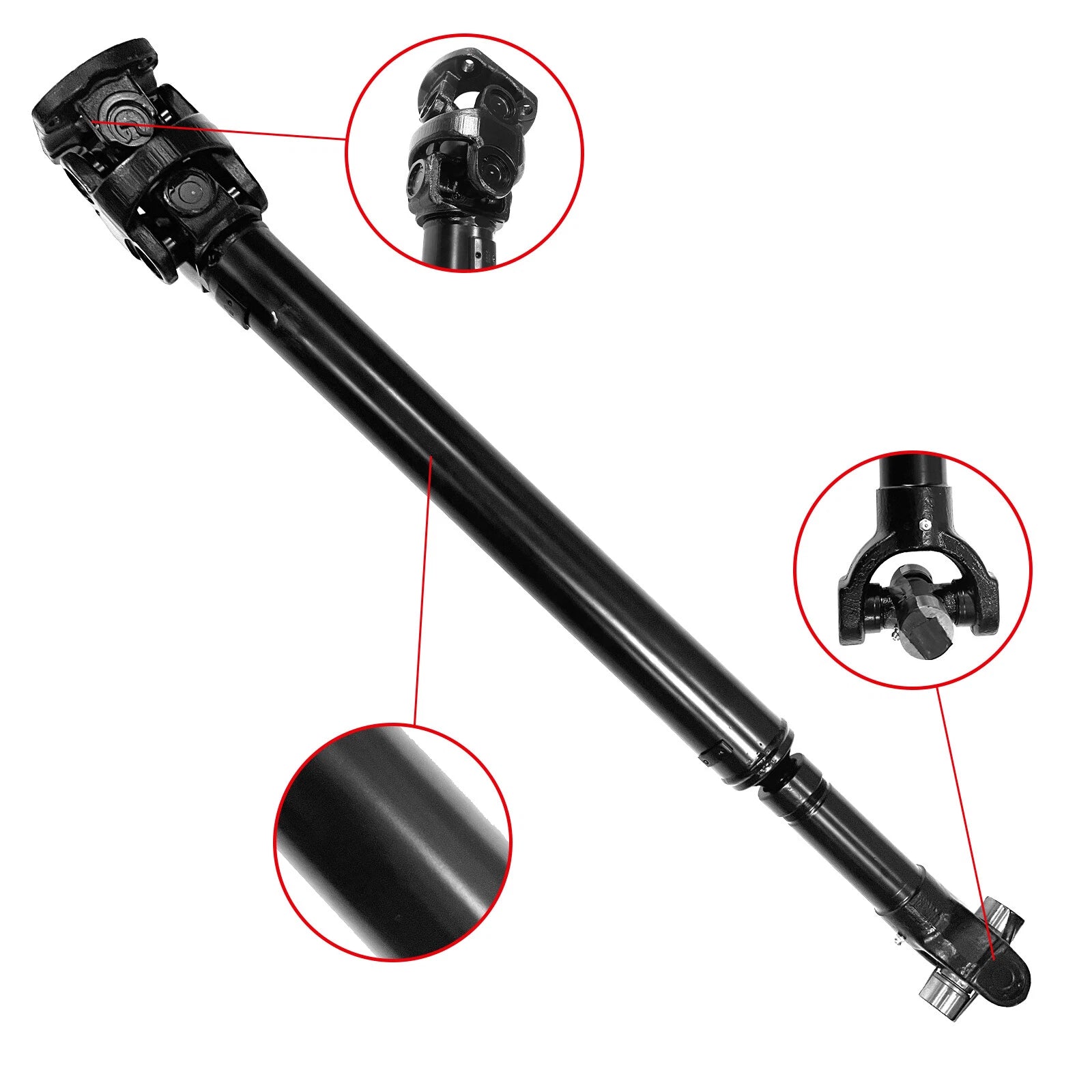 Front Driveshaft Assembly for Ford F-250 F-350 Super Duty (1999–2001) 4WD