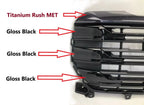Front Upper Grille for GMC Sierra 1500 (2022–2024) - Titanium Rush Metallic 46