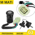 Ignition Key Switch for Kawasaki KFX 50 (2007–2009, 2013–2023) / KFX 90 (2007–2023)